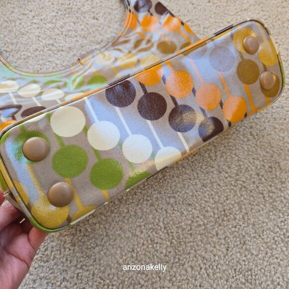 Orla Kiely Lollipop Crossbody Bag Coated Cotton Canvas - Picture 5 of 14